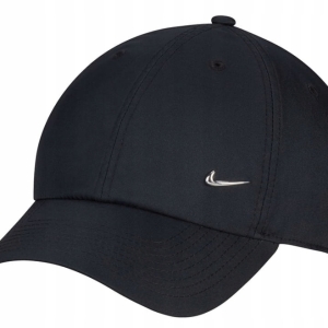 Nike czapka z daszkiem metal logo czarna bejsbolówka dżokejka sportowa S/M